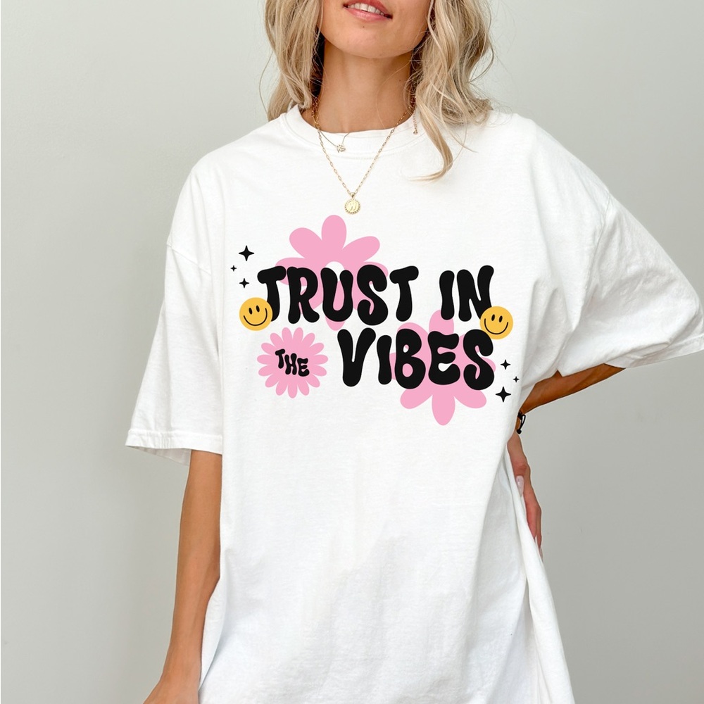 🚨 SALE 🚨 Comfort Colors Trust In The Vibes Y2K Shirt